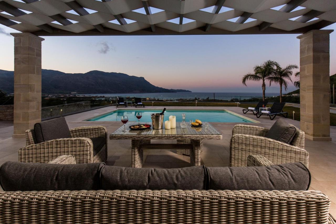 Larimar Luxury Sea View Villa 키사모스 외부 사진